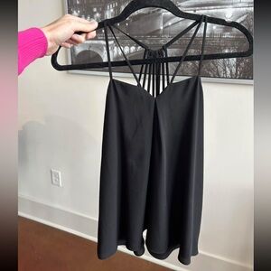 Black Express Strappy Tank